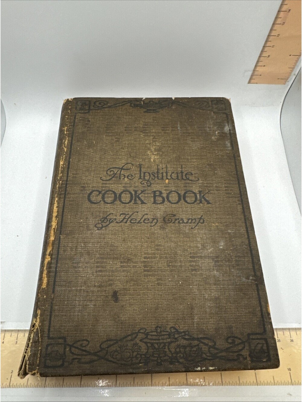 The Institute Cook Book HC Helen Cramp Vintage 1913 1st Edition
